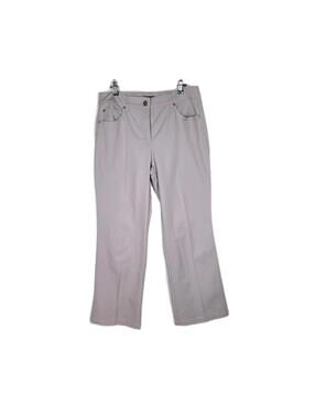 Escada Twill 5 Pocket Jeans Womens US8 Storm Gray 95% Cotton 5% Stretch Bootcut